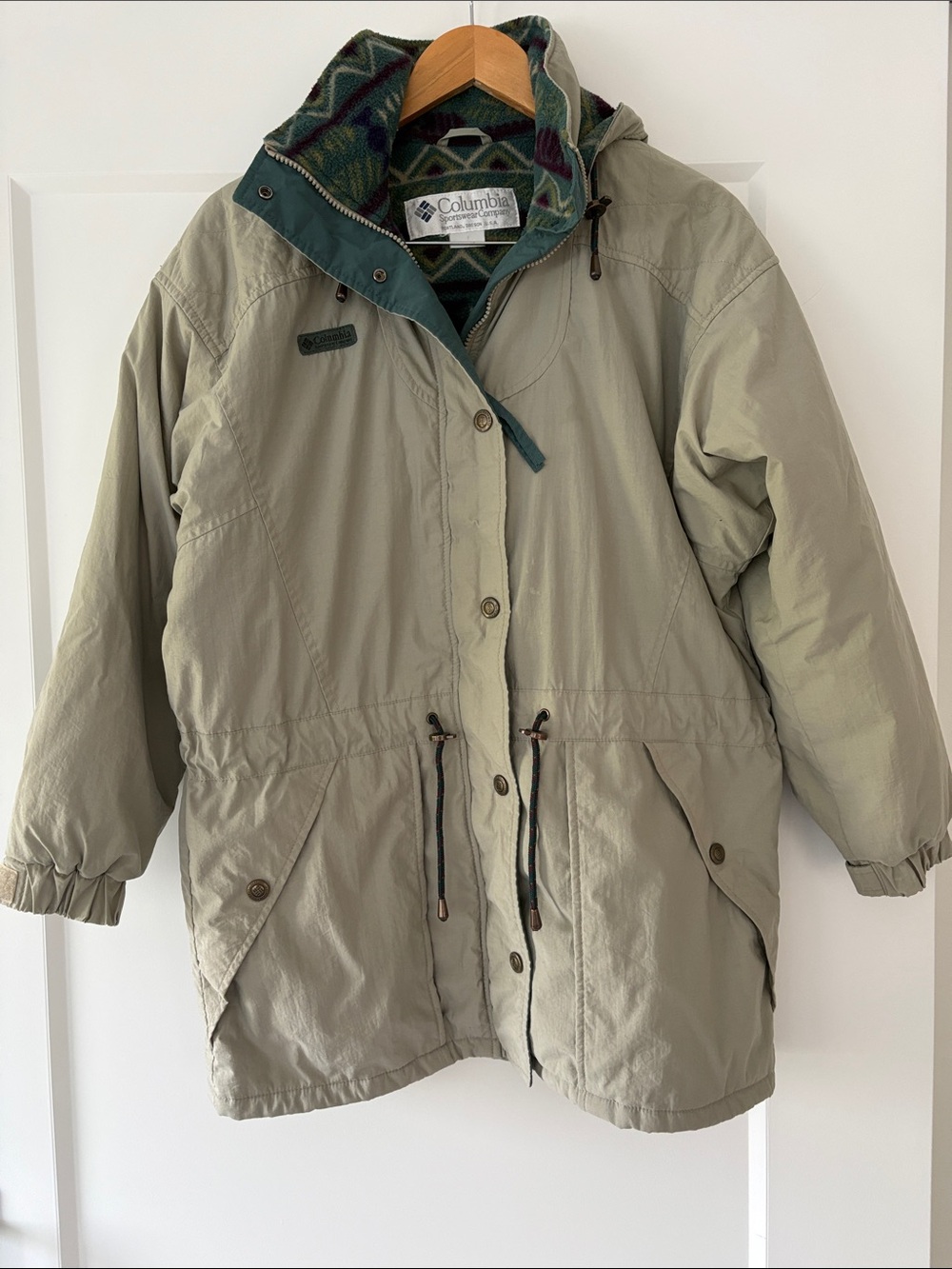 Vintage 90s Columbia Coat with Fleece Lining